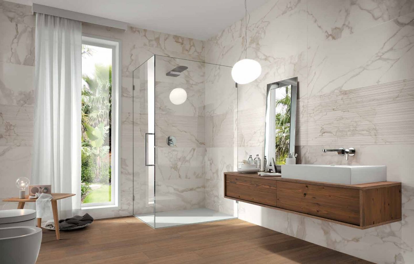 FAP Ceramiche - Roma - Roma Calacatta 50x110 cm, Filo Calacatta 50x110